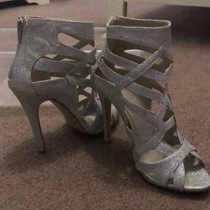 Silver heels